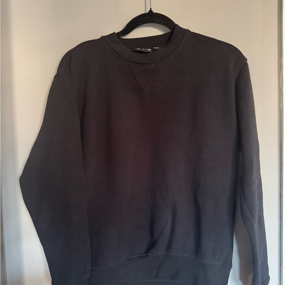 Classic Black Crewneck Sweatshirt - Picture 1 of 7